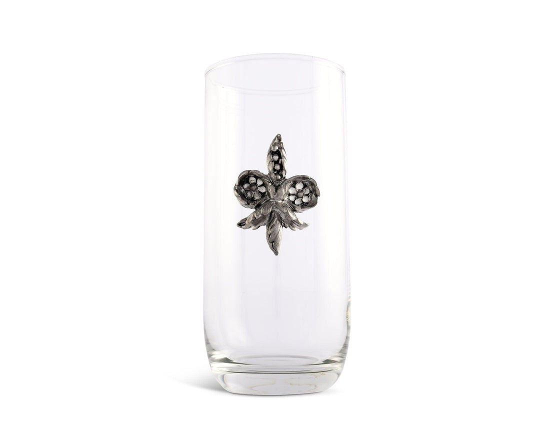 Fleur De Lis Ice Tea Glass
