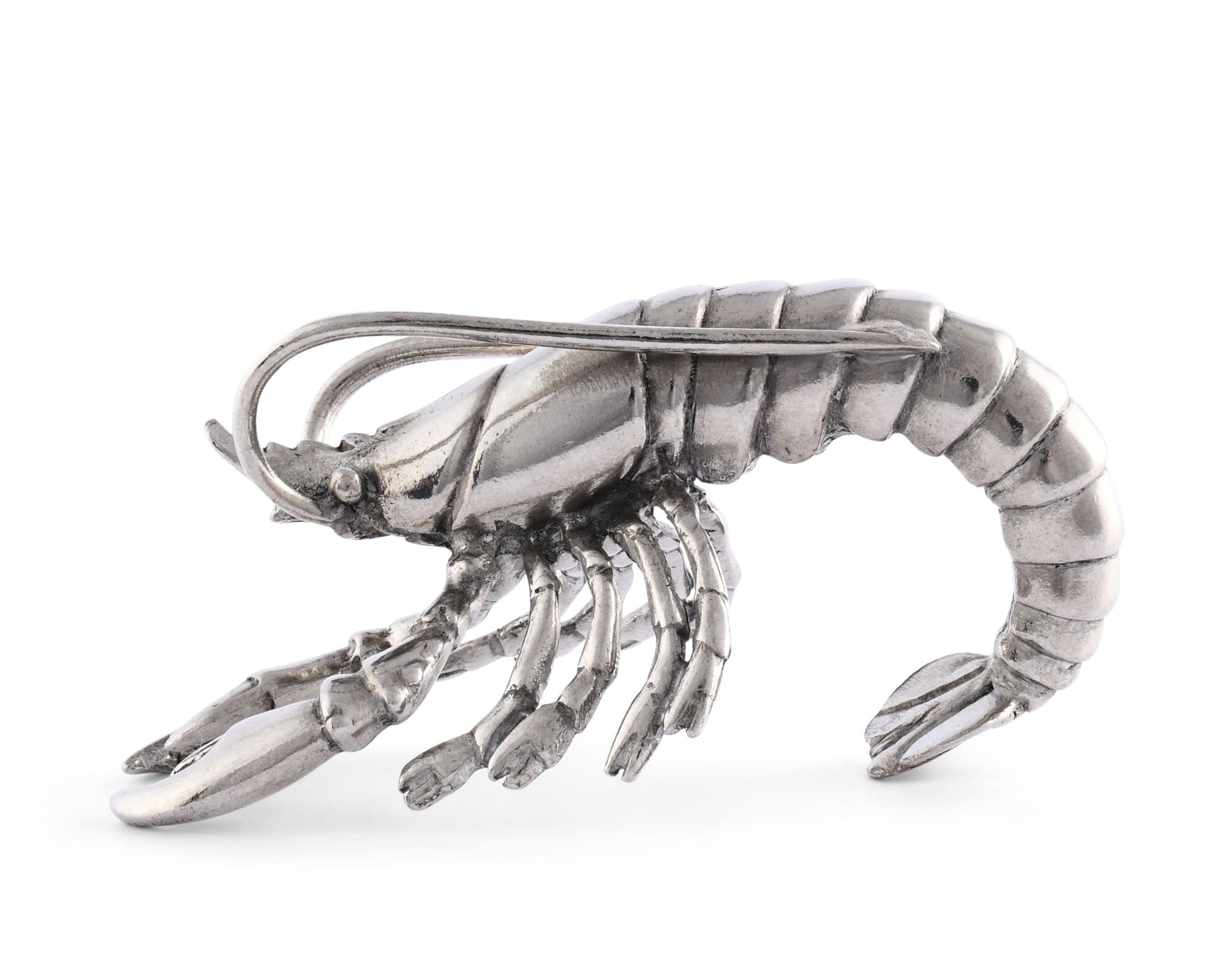Pewter Prawn Napkin Ring
