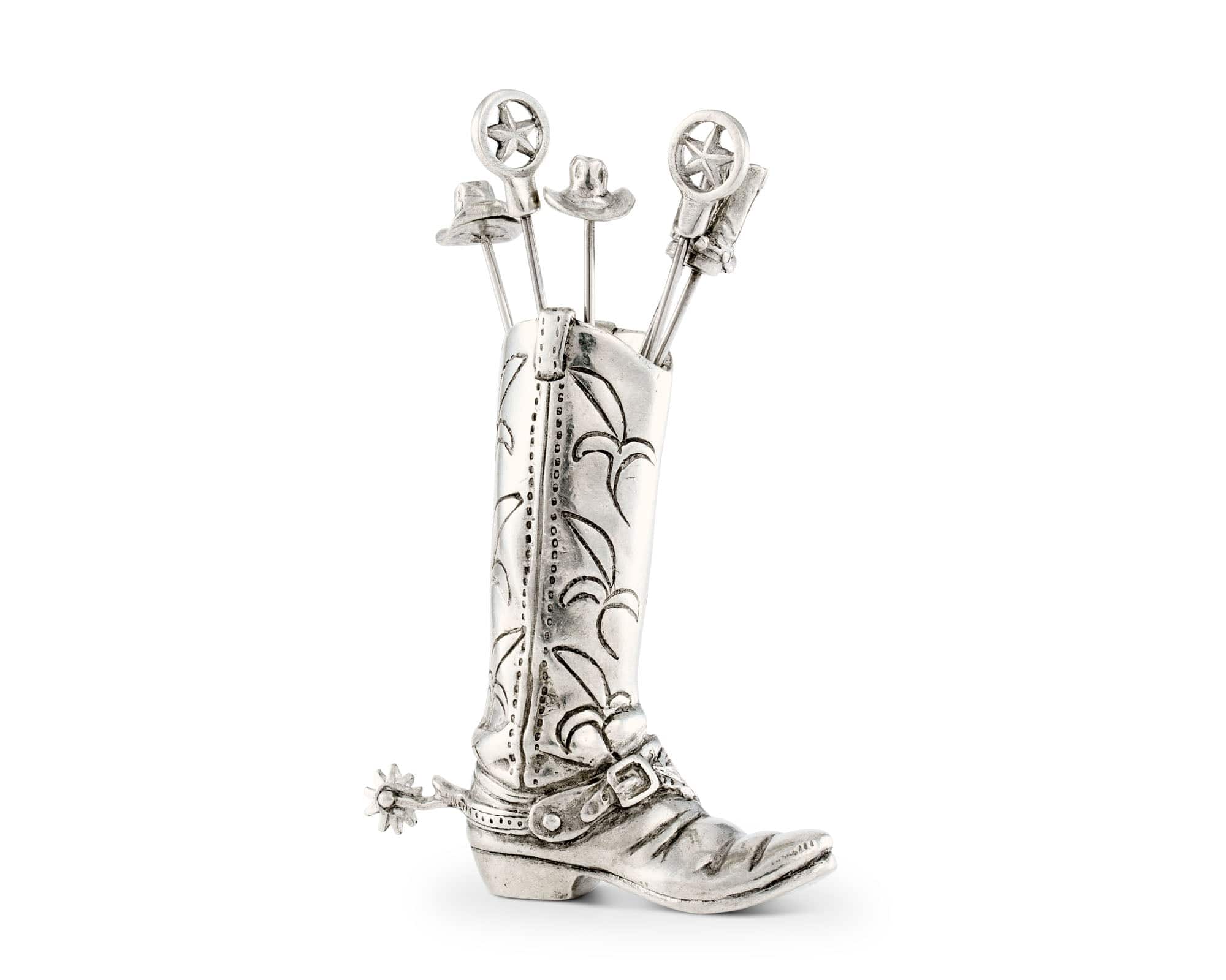 Western Boot Cheese Pick Set