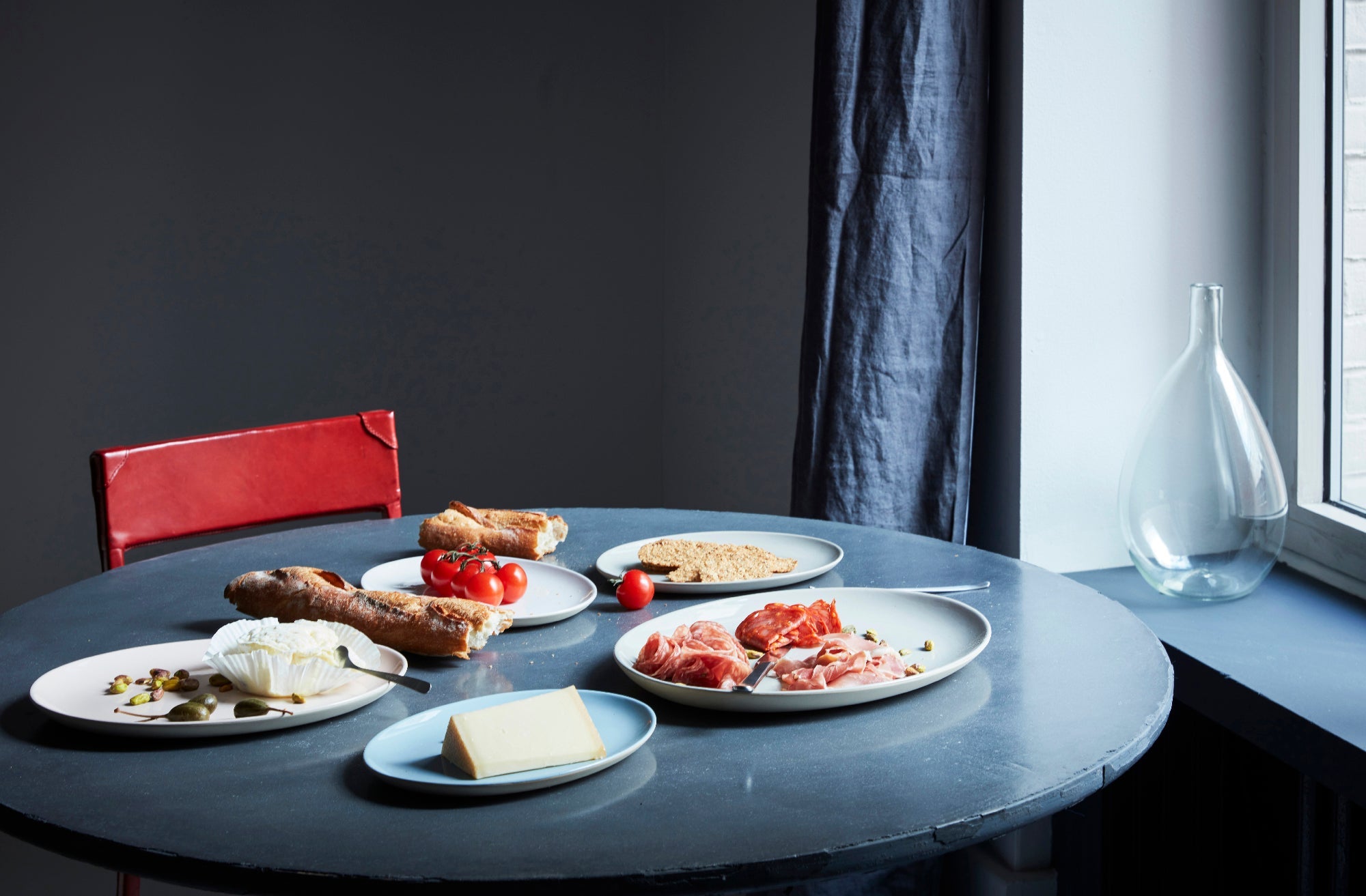 Shell Bisque Dinner Plate White - Set of 4