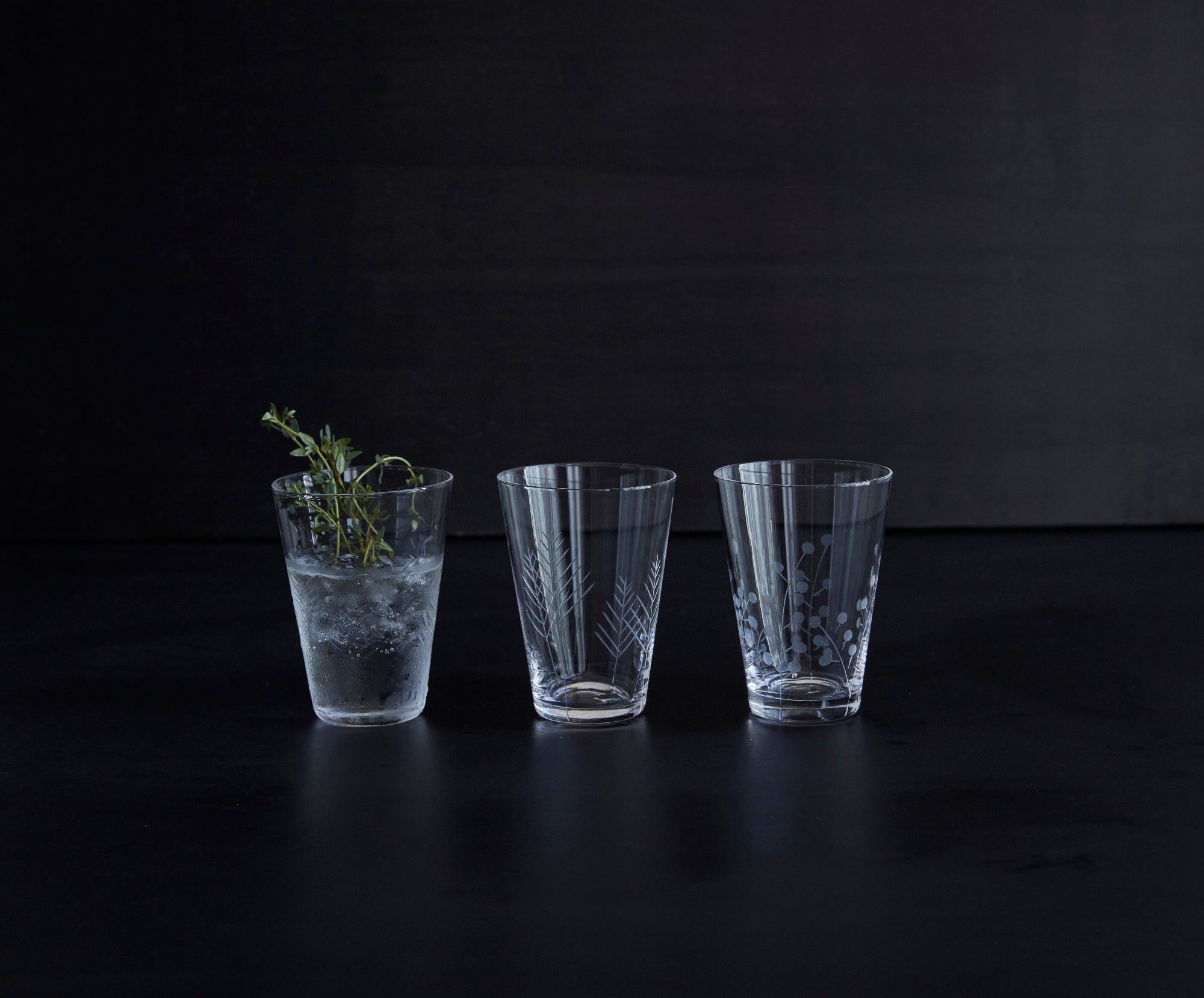 Sienna Etched Champagne Glasses - Set of 6