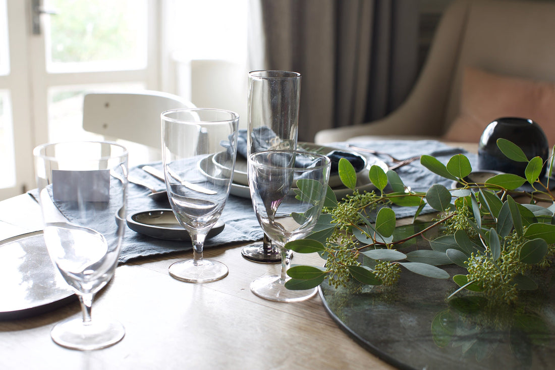 Amwell Water Glass in Clear- Set of 4