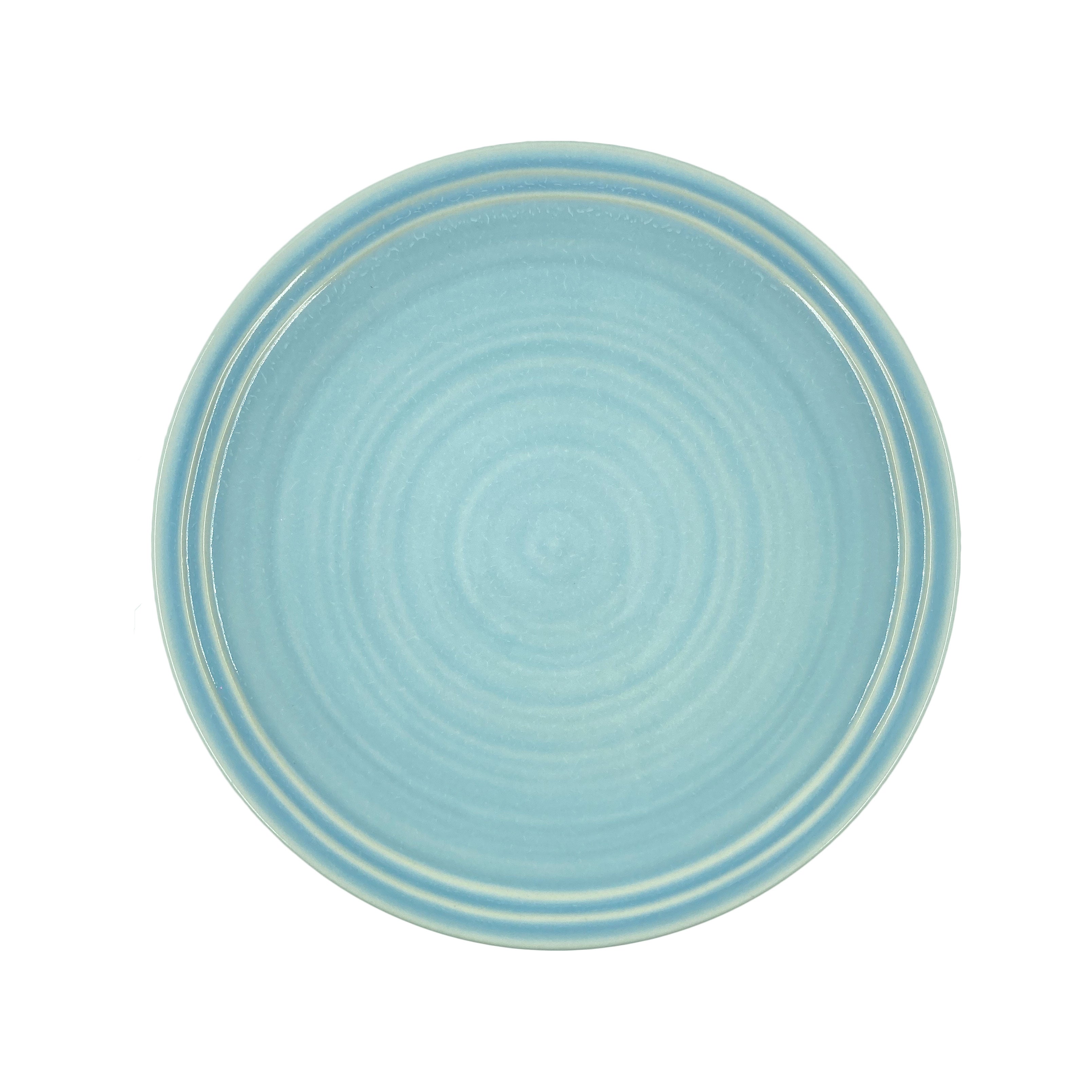 Lines 16-piece Place Setting- White/Blue