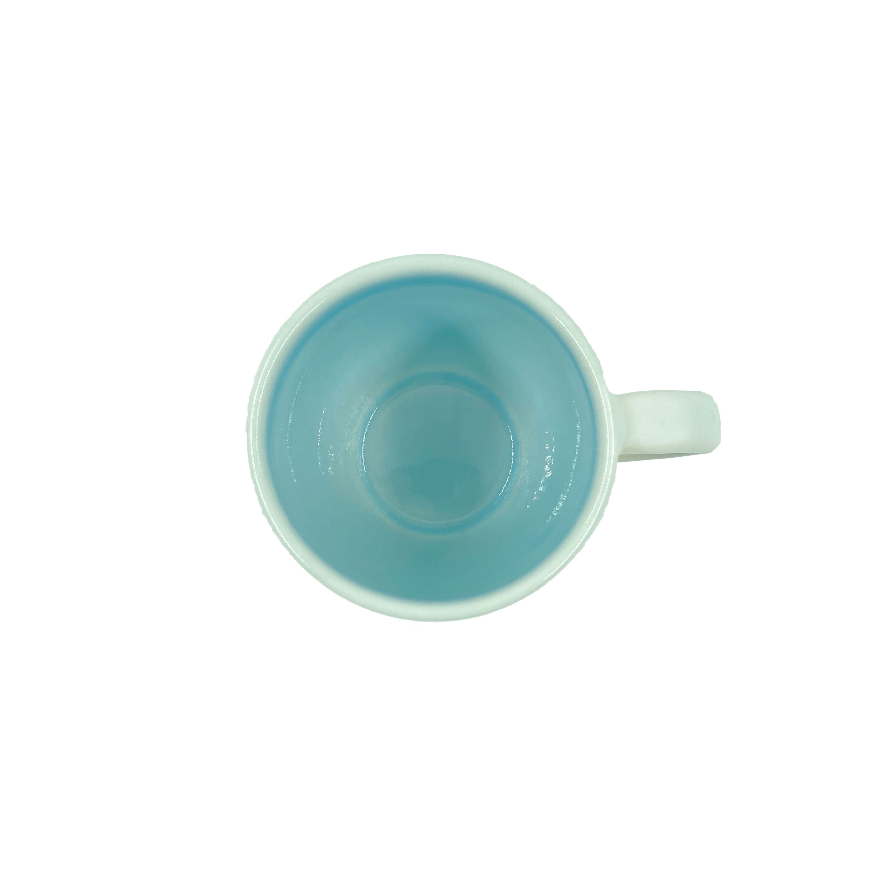 Lines Mug - White/Blue - Set of 4