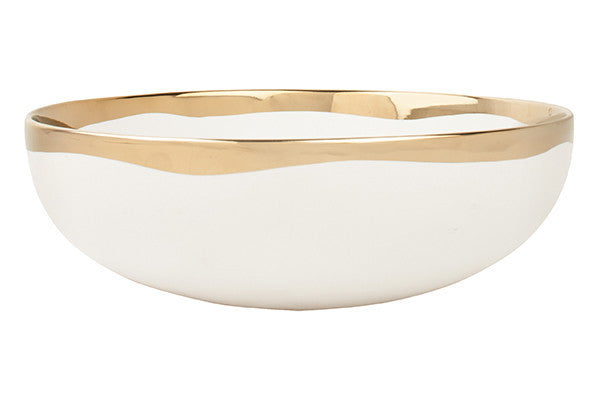 Dauville Serving Bowl in Gold