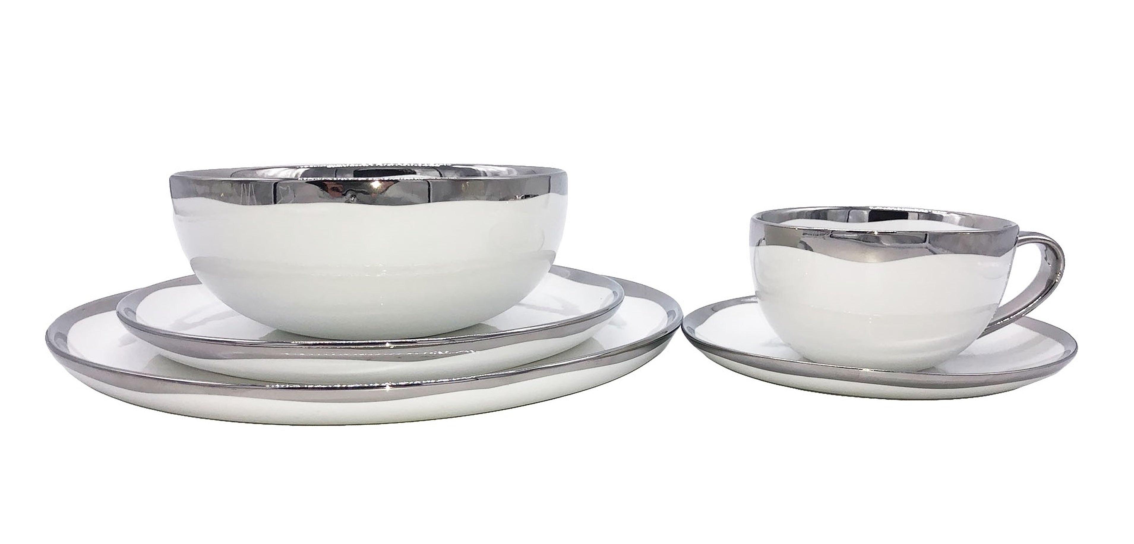 Dauville 20-Piece Service for 4 - Platinum
