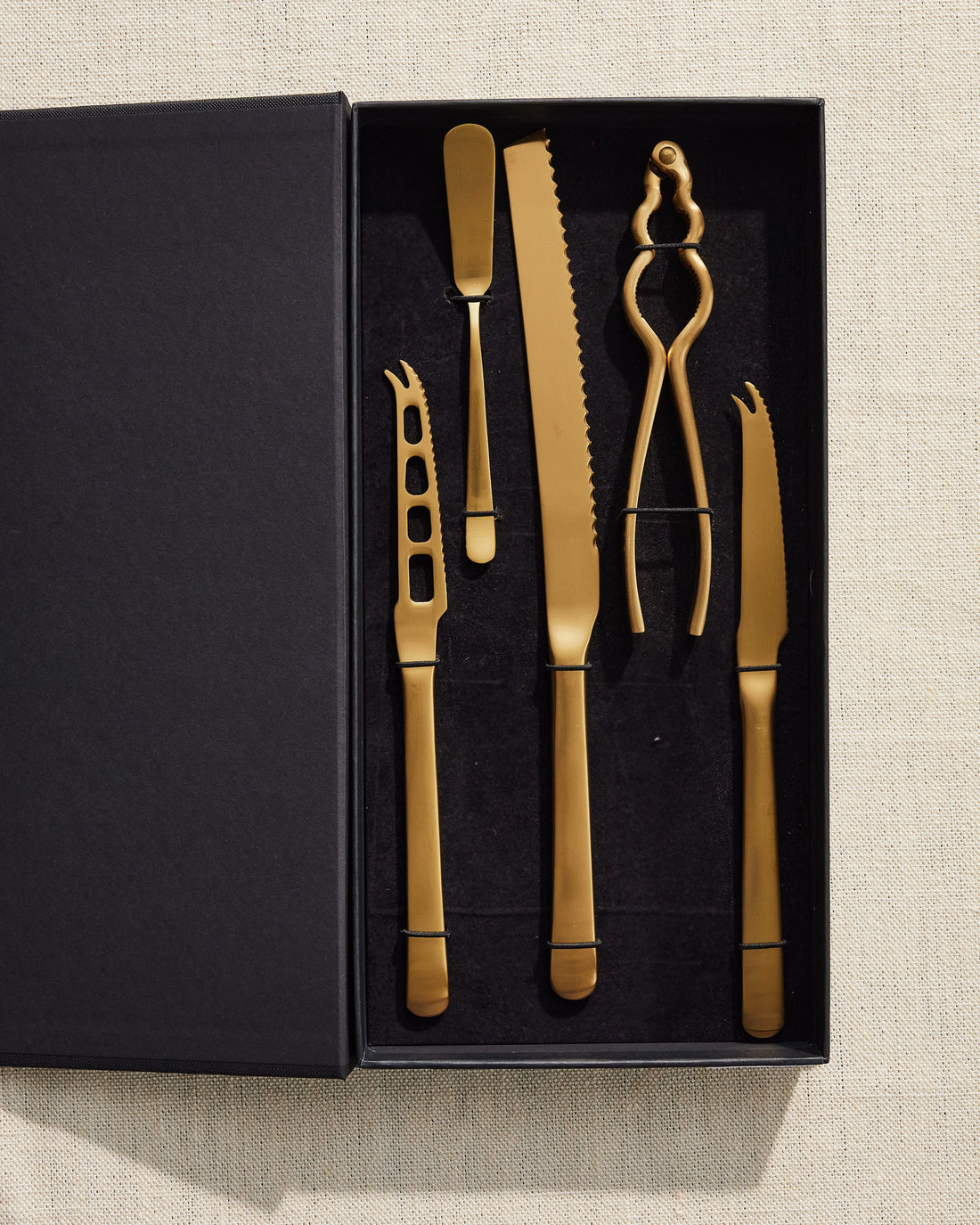 Canvas Classic 5-Piece Appetizer Gift Set in Matte Gold