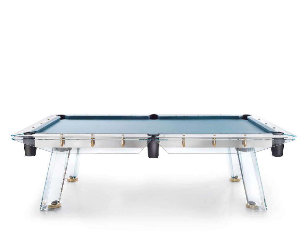 Filotto Gold Transparent Glass Pool Table