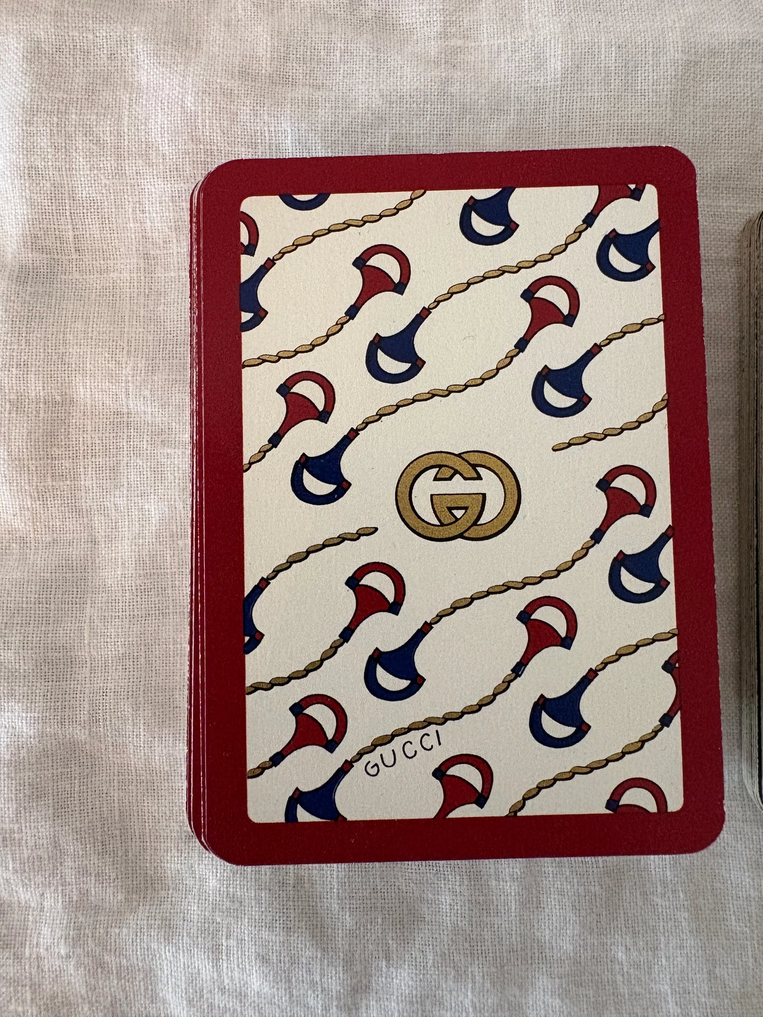 GUCCI 1980’s Vintage Poker Playing Cards in Box