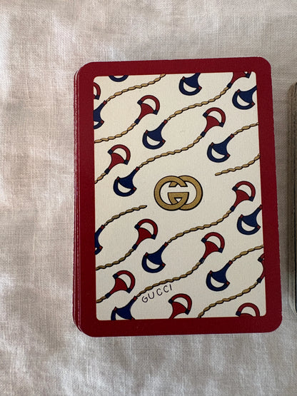 GUCCI 1980’s Vintage Poker Playing Cards in Box