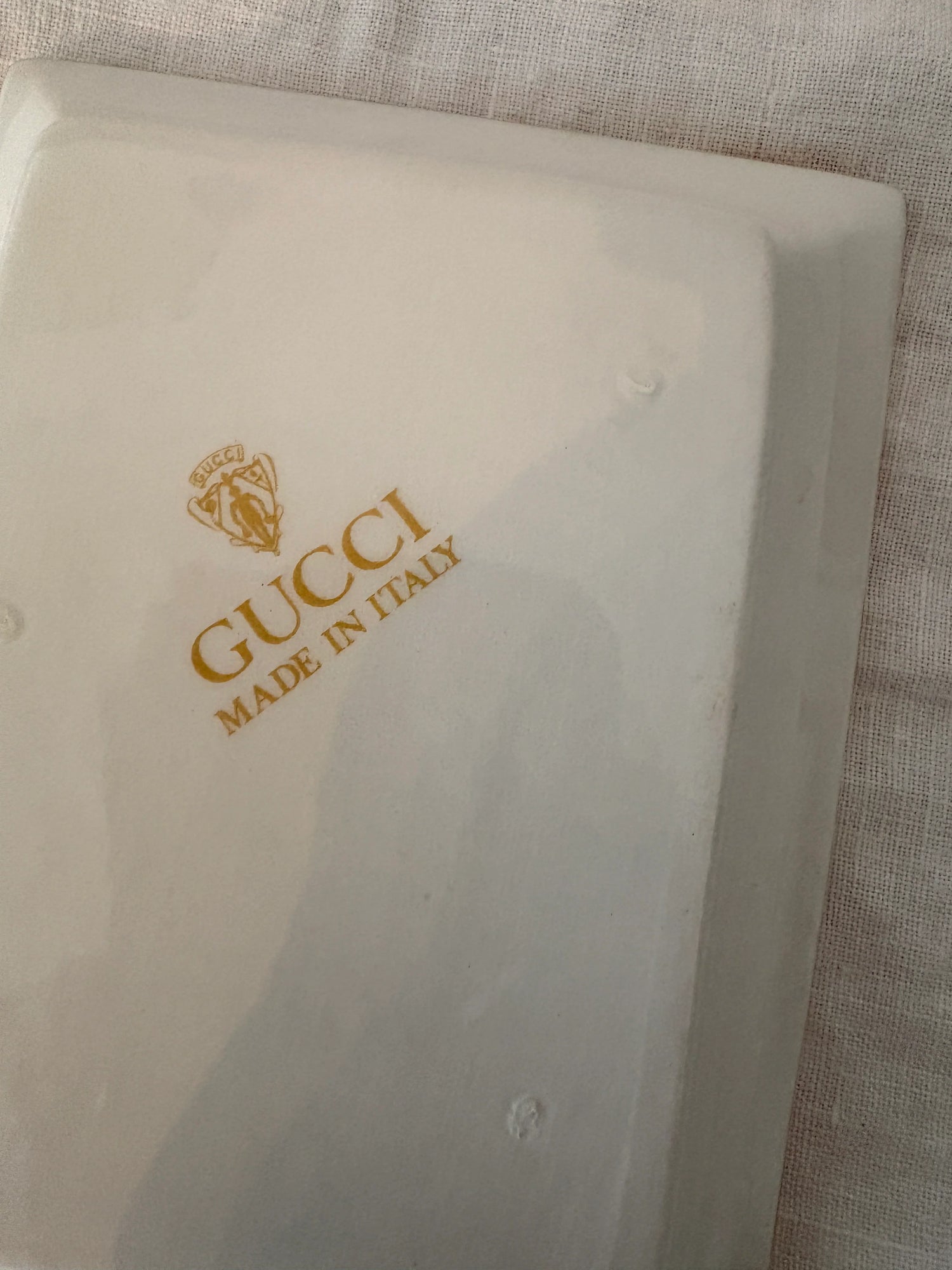 GUCCI 1980’s King of Diamonds Ceramic Trinket Dish