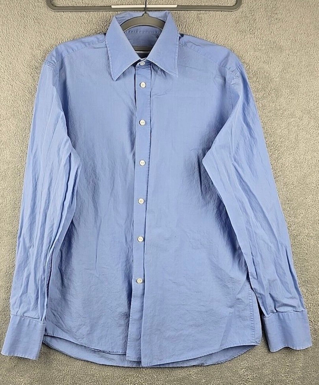 1990’s Versace Collection Blue Dress Shirt