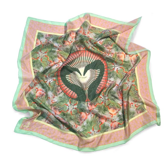 Henelle Large Silk Scarf