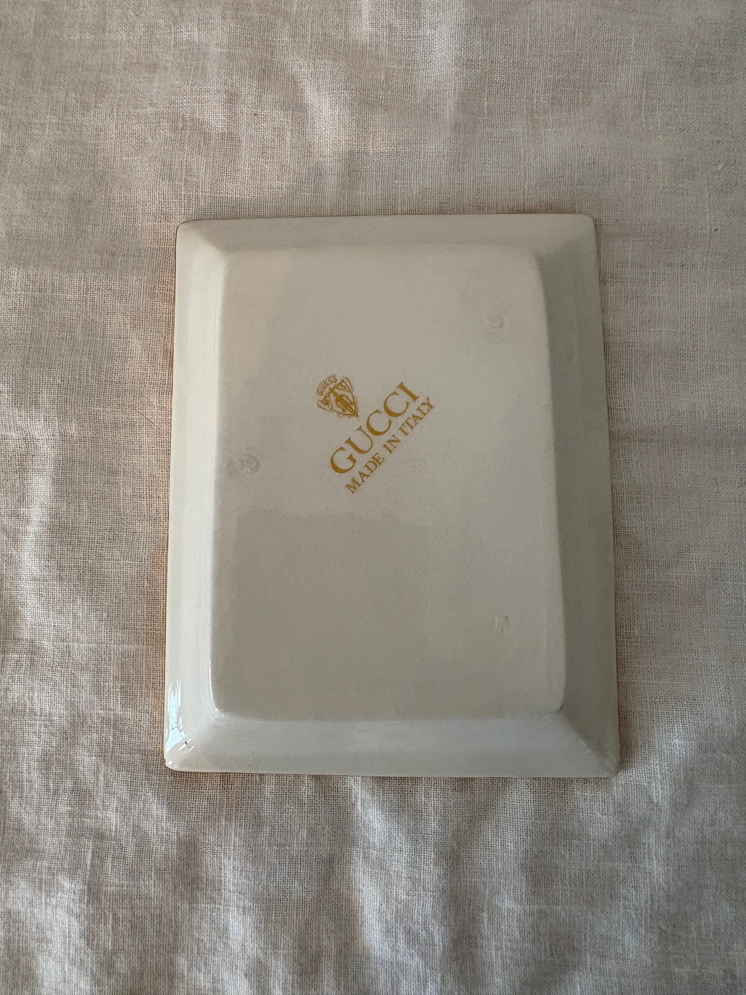 GUCCI 1980’s King of Diamonds Ceramic Trinket Dish