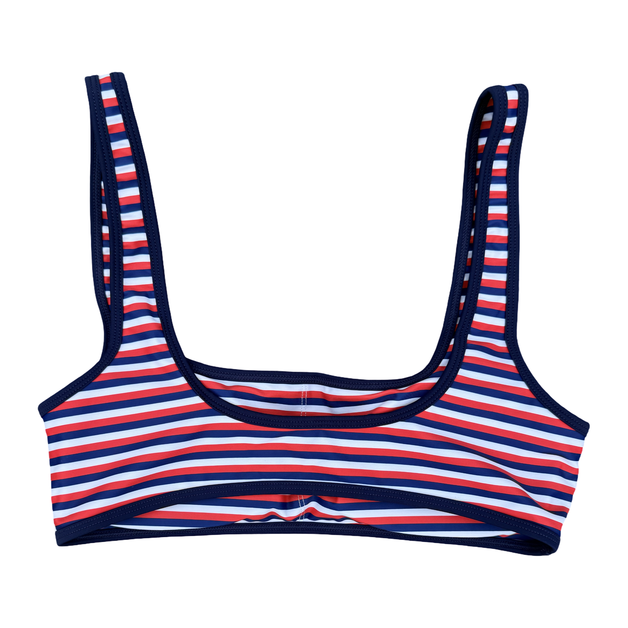 FBSC x Sweat2Swim Americana Stripe Bikini Top