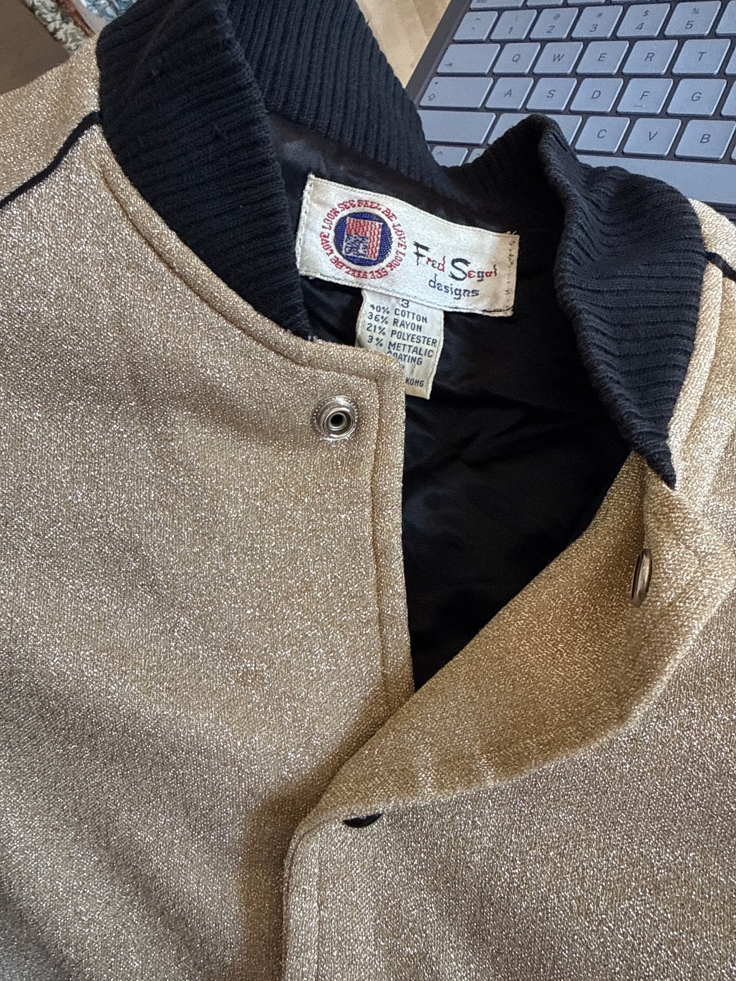 Vintage Fred Segal Varsity Jacket
