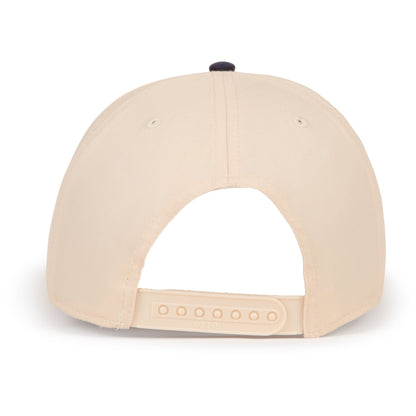 The Nose Rider Embroidered Hat - Navy &amp; Natural