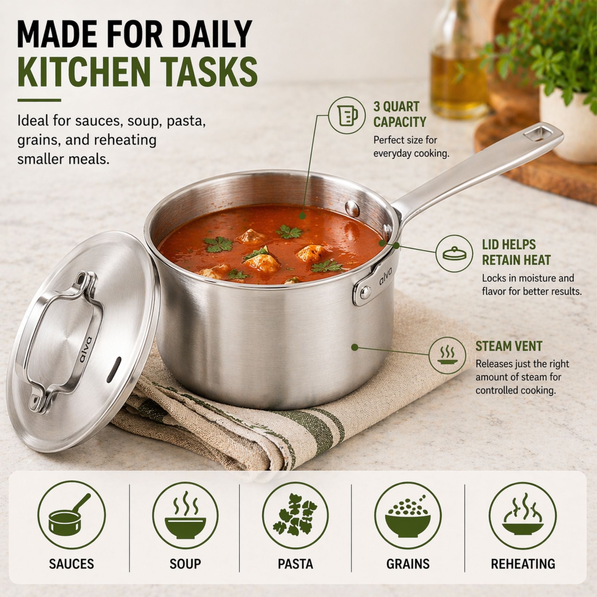 5-Ply Stainless Steel Set