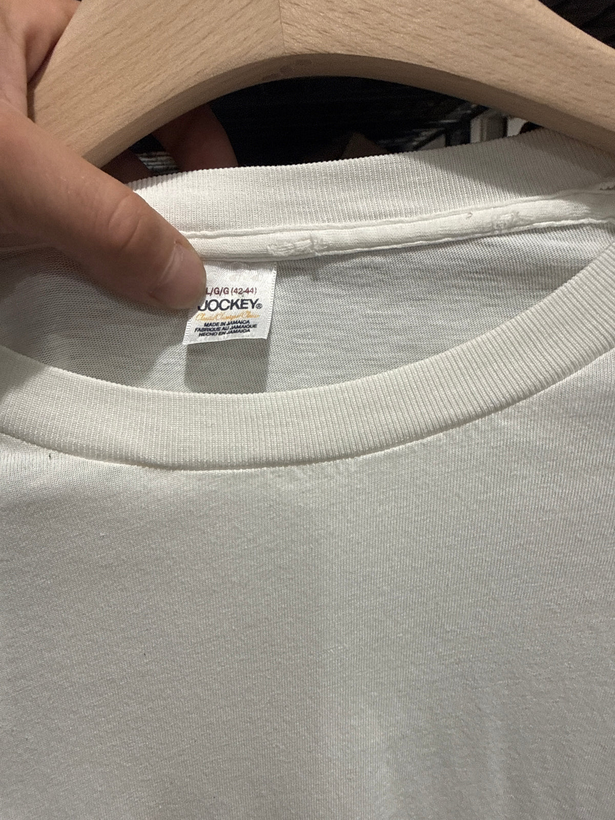 90’s Jockey White Blank Tee