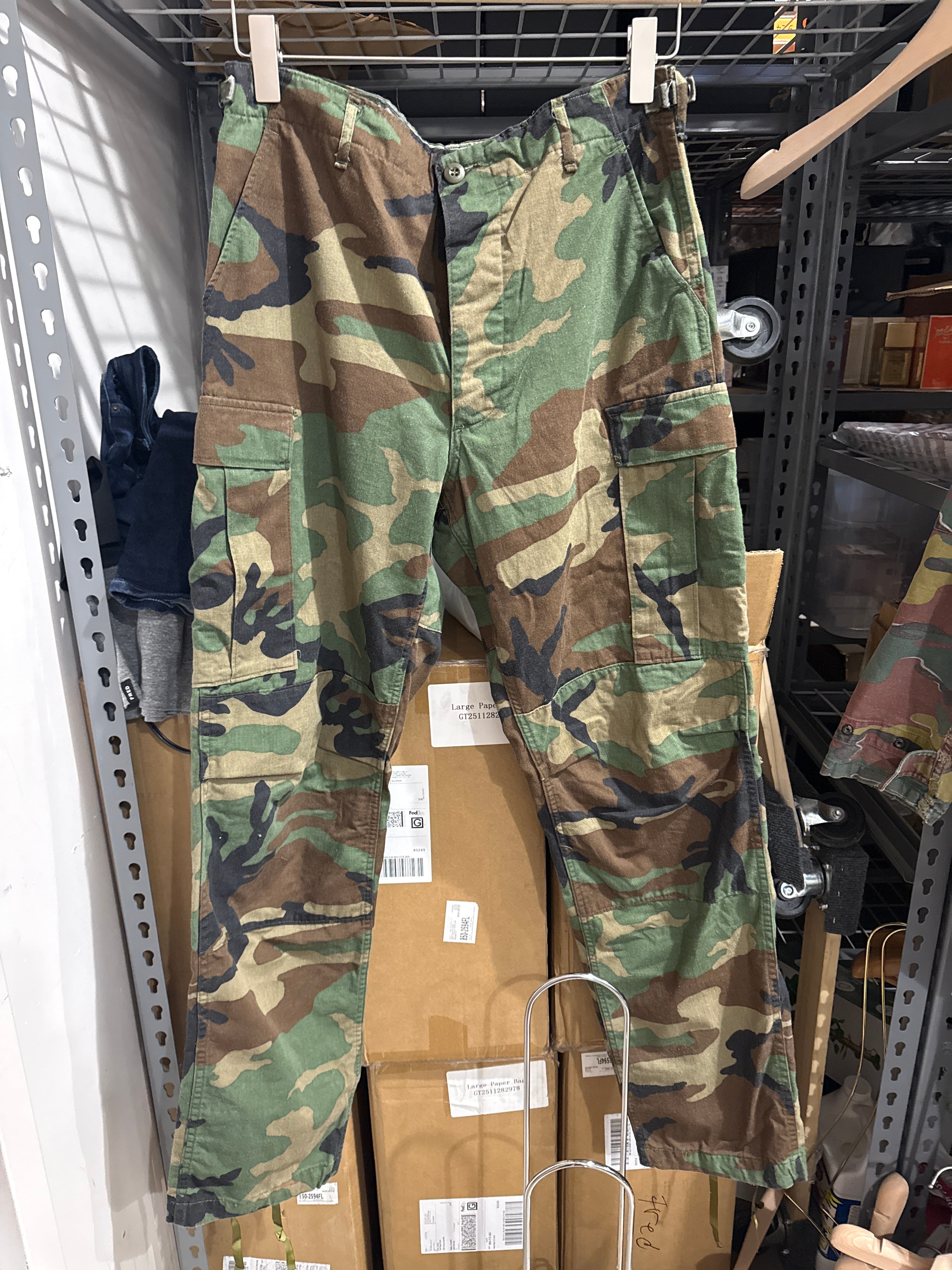 U.S. Military Woodland Camo Cargos