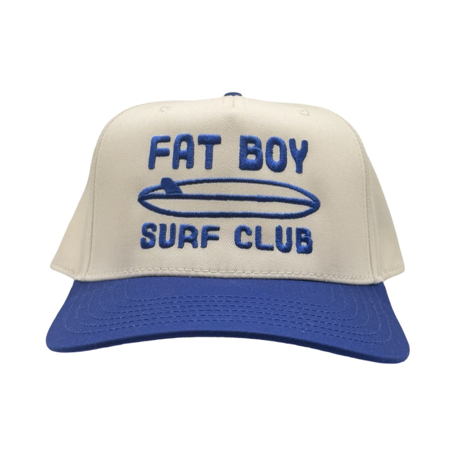 The Nose Rider Embroidered Hat - Royal &amp; Natural