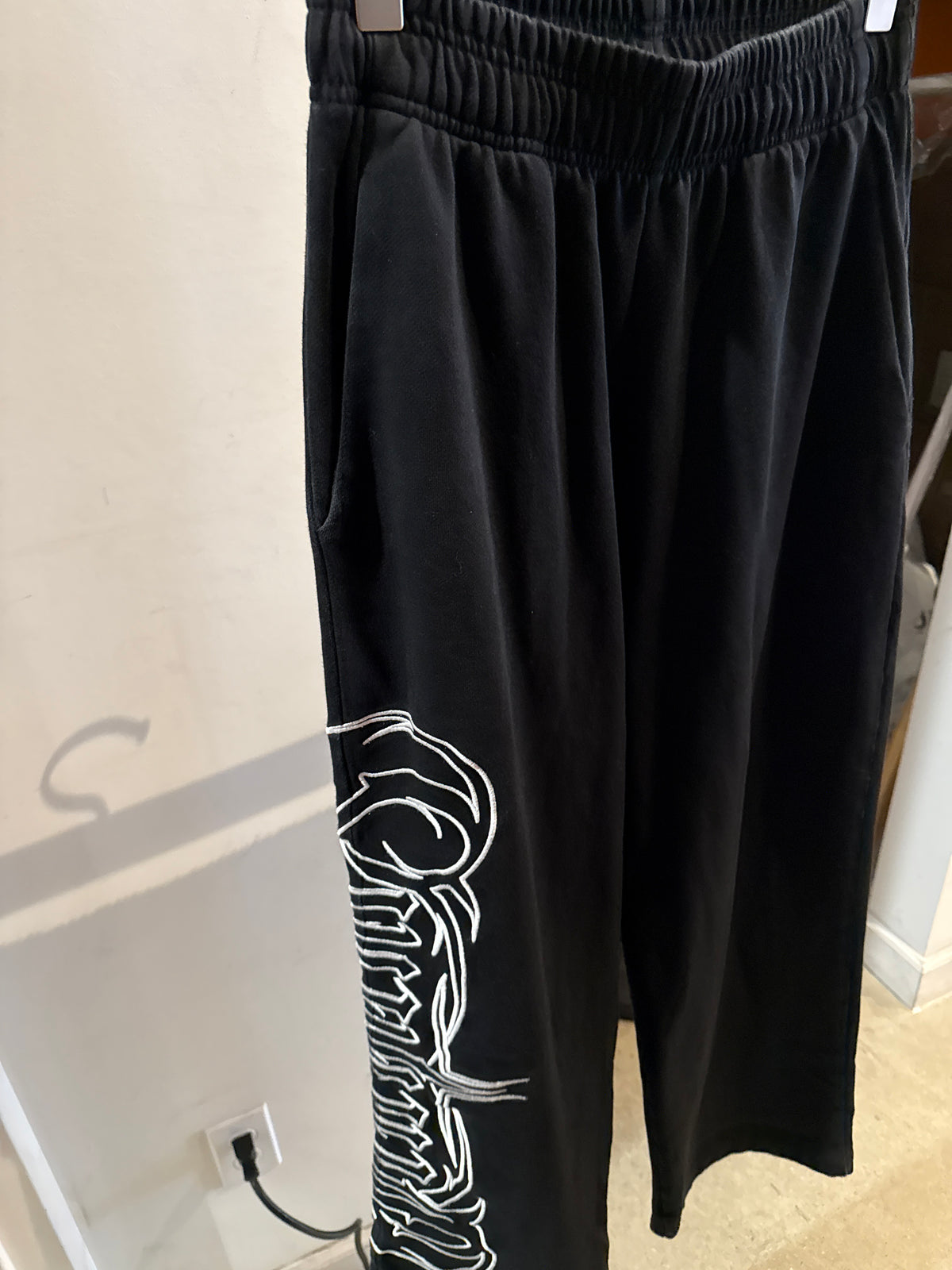 Vetements Embroidered Sweat Pants