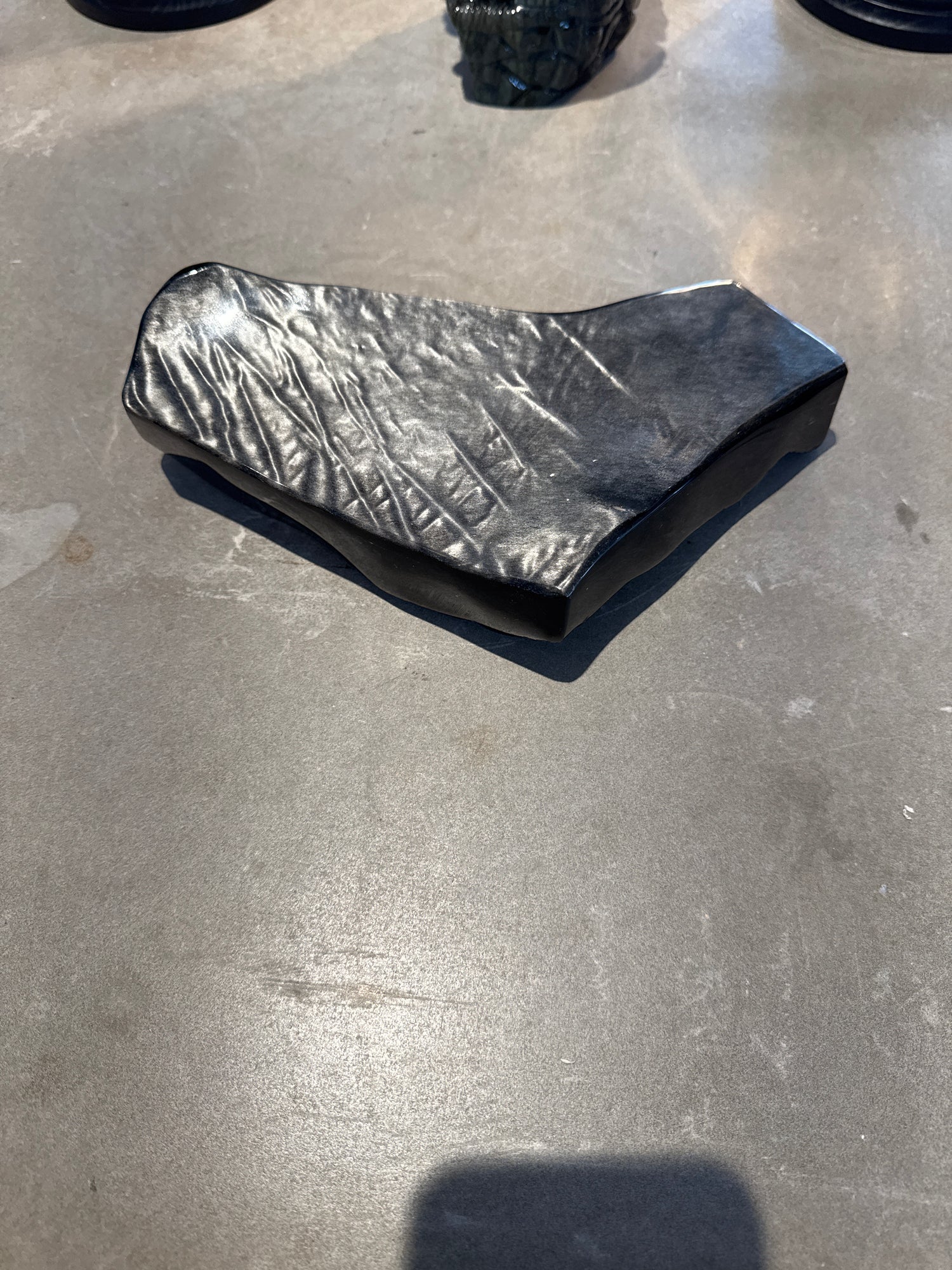 Obsidian silver sheen