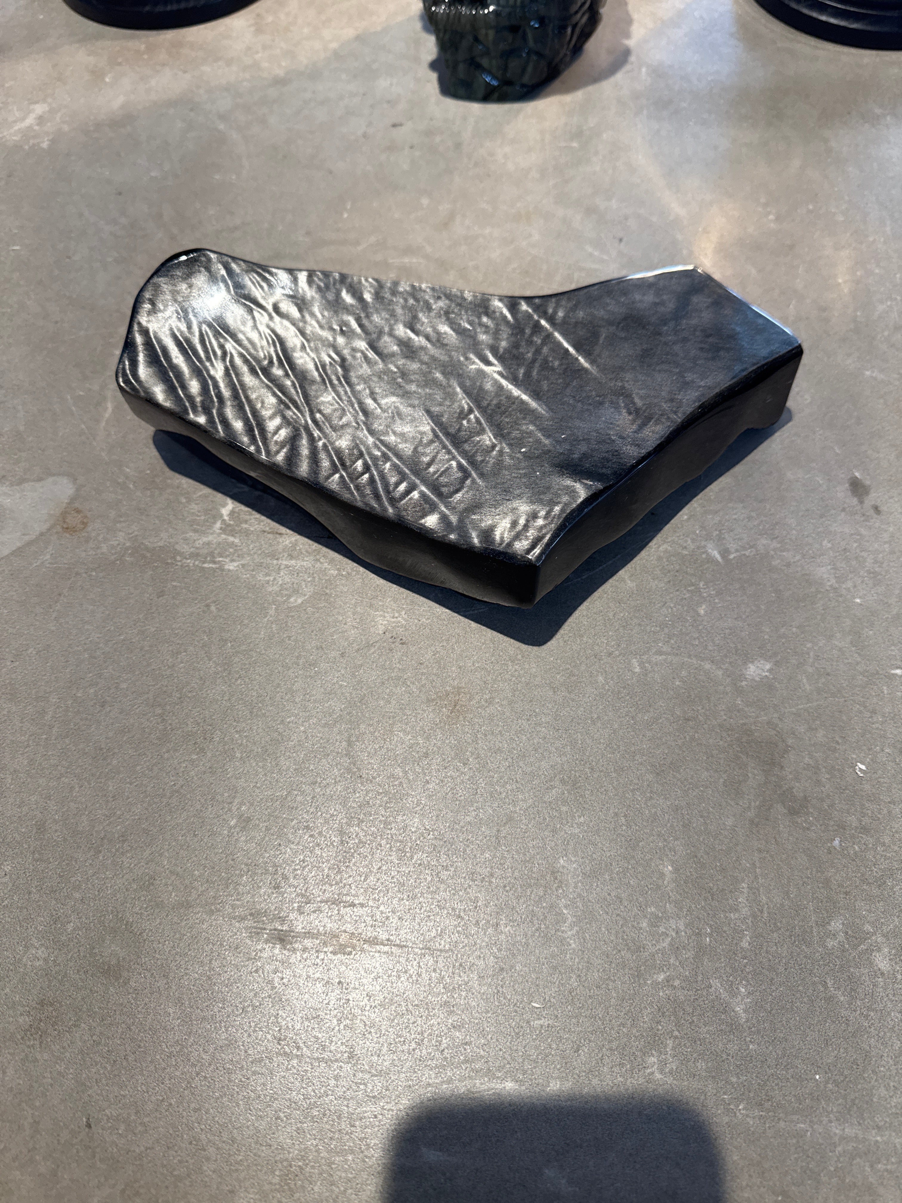 Obsidian silver sheen