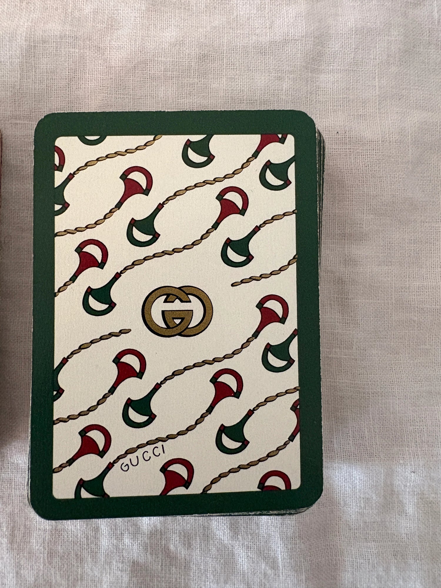 GUCCI 1980’s Vintage Poker Playing Cards in Box