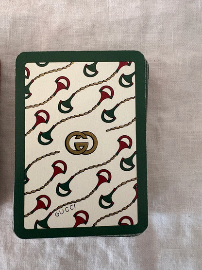 GUCCI 1980’s Vintage Poker Playing Cards in Box