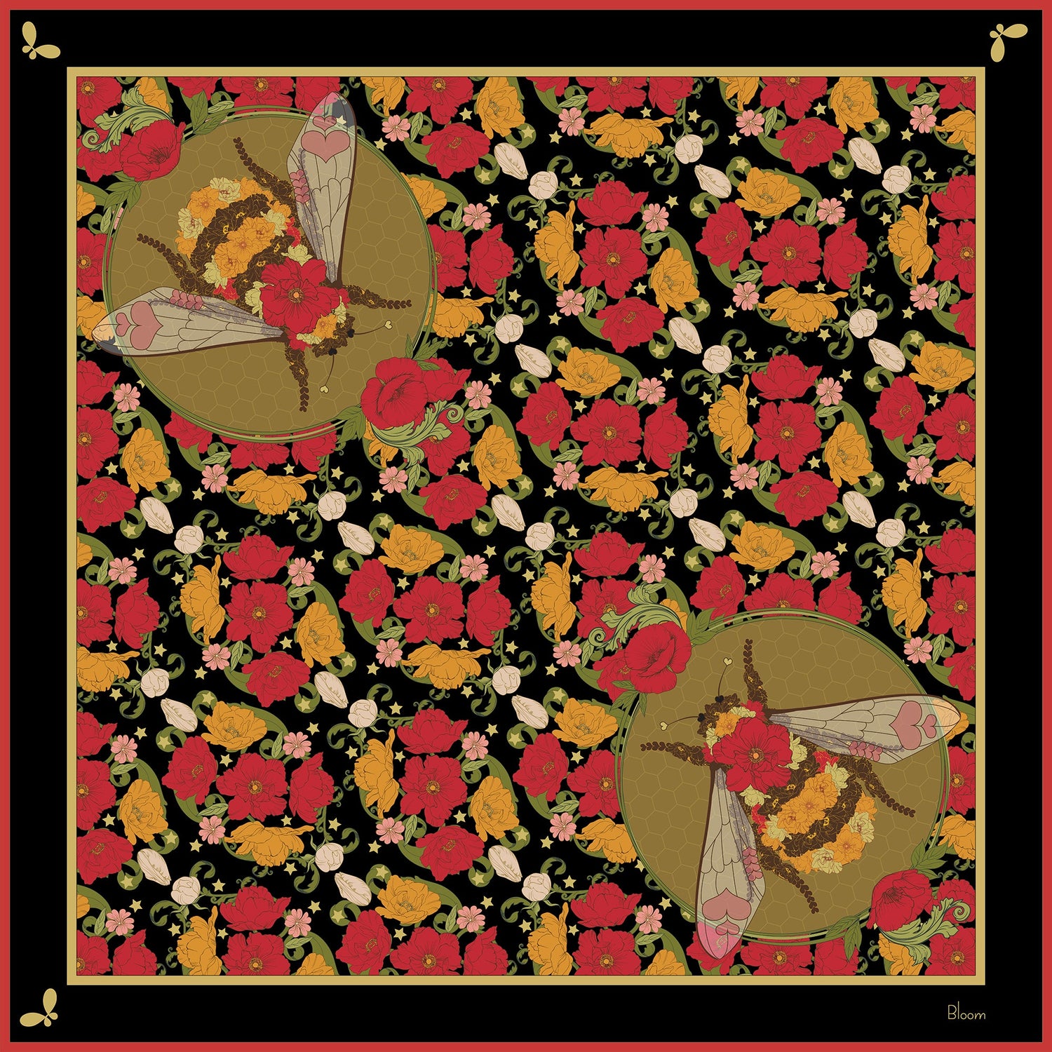Henelle Large Silk Scarf