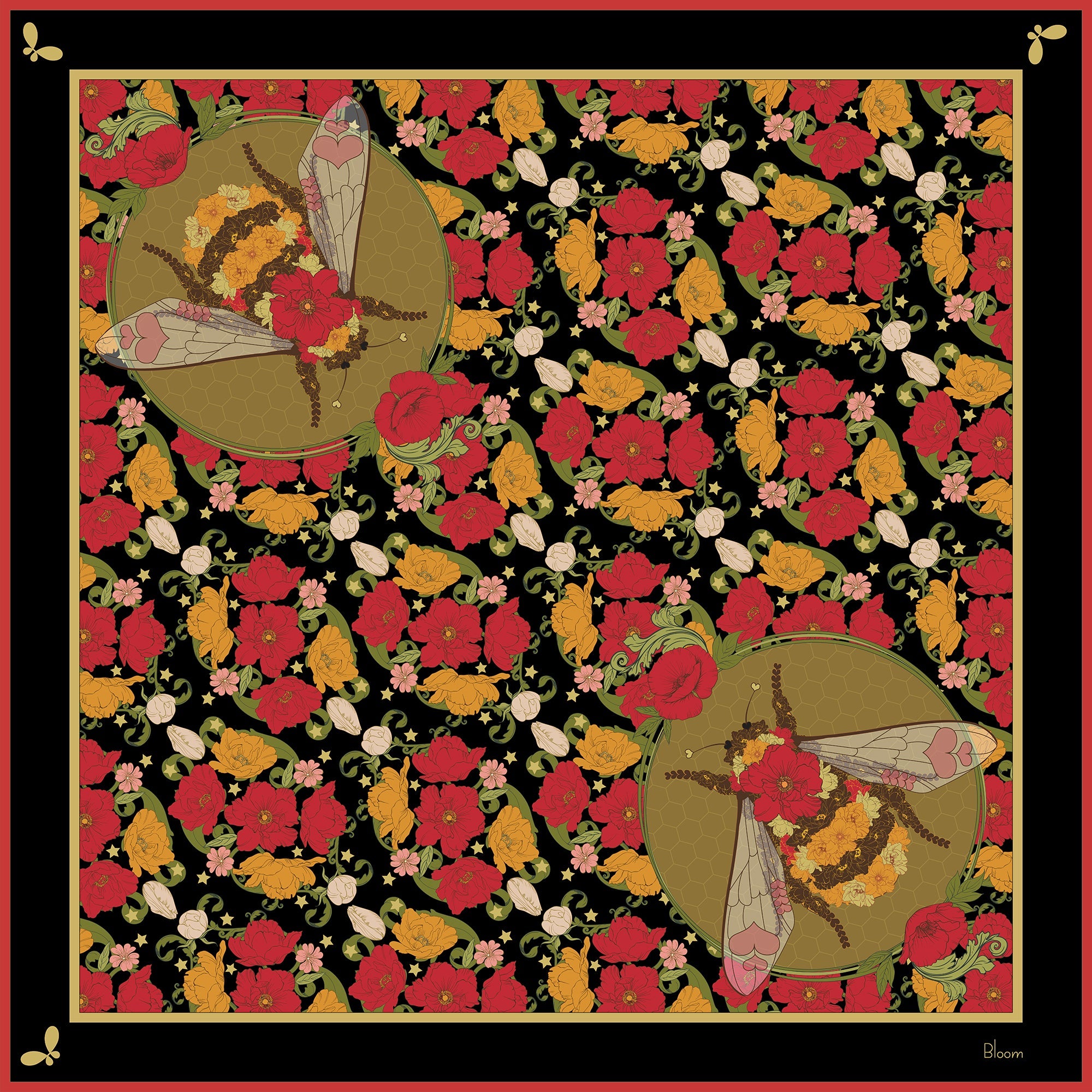 Henelle Large Silk Scarf