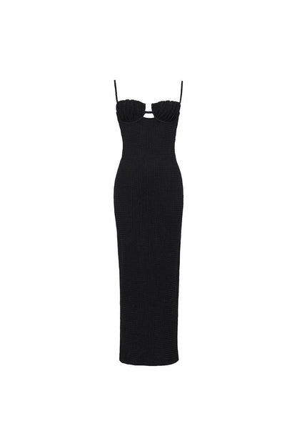 Petal Long Slip Dress
