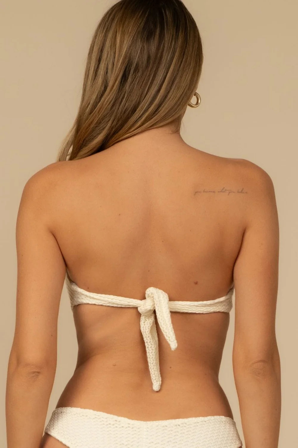 Tori Ties Bandeau Bikini Top