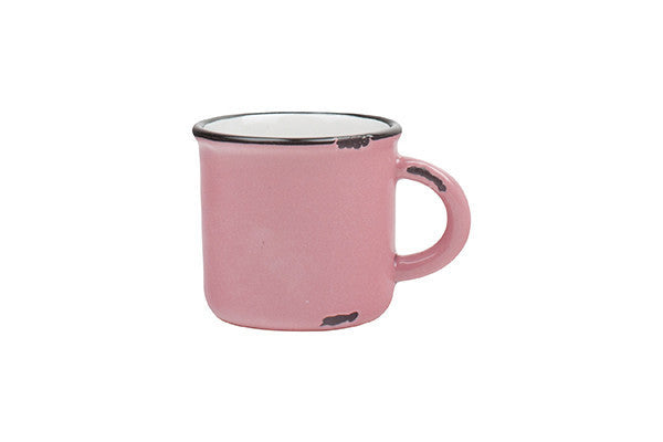 Tinware Espresso Mug in Pink - Set of 4