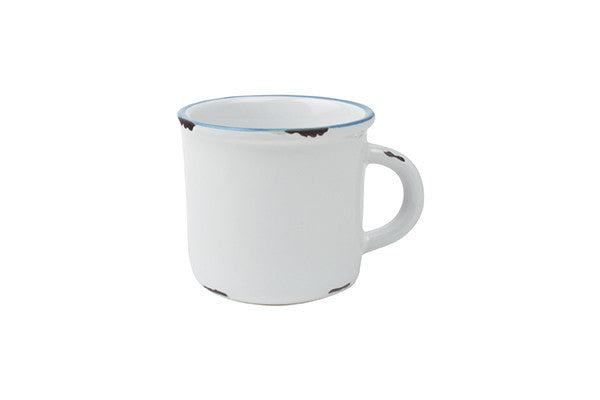 Tinware Espresso Mug in White - Set of 4