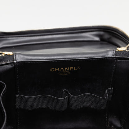 Chanel Archival Black Caviar Leather Vanity Crossbody Bag