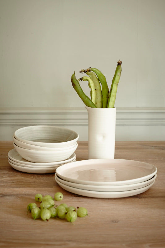 Pinch Salad Plate in Pink - Set of 4