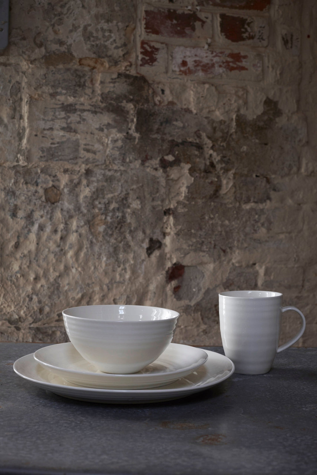 Daniel Smith Pasta Bowl - Set of 4 - Ivory