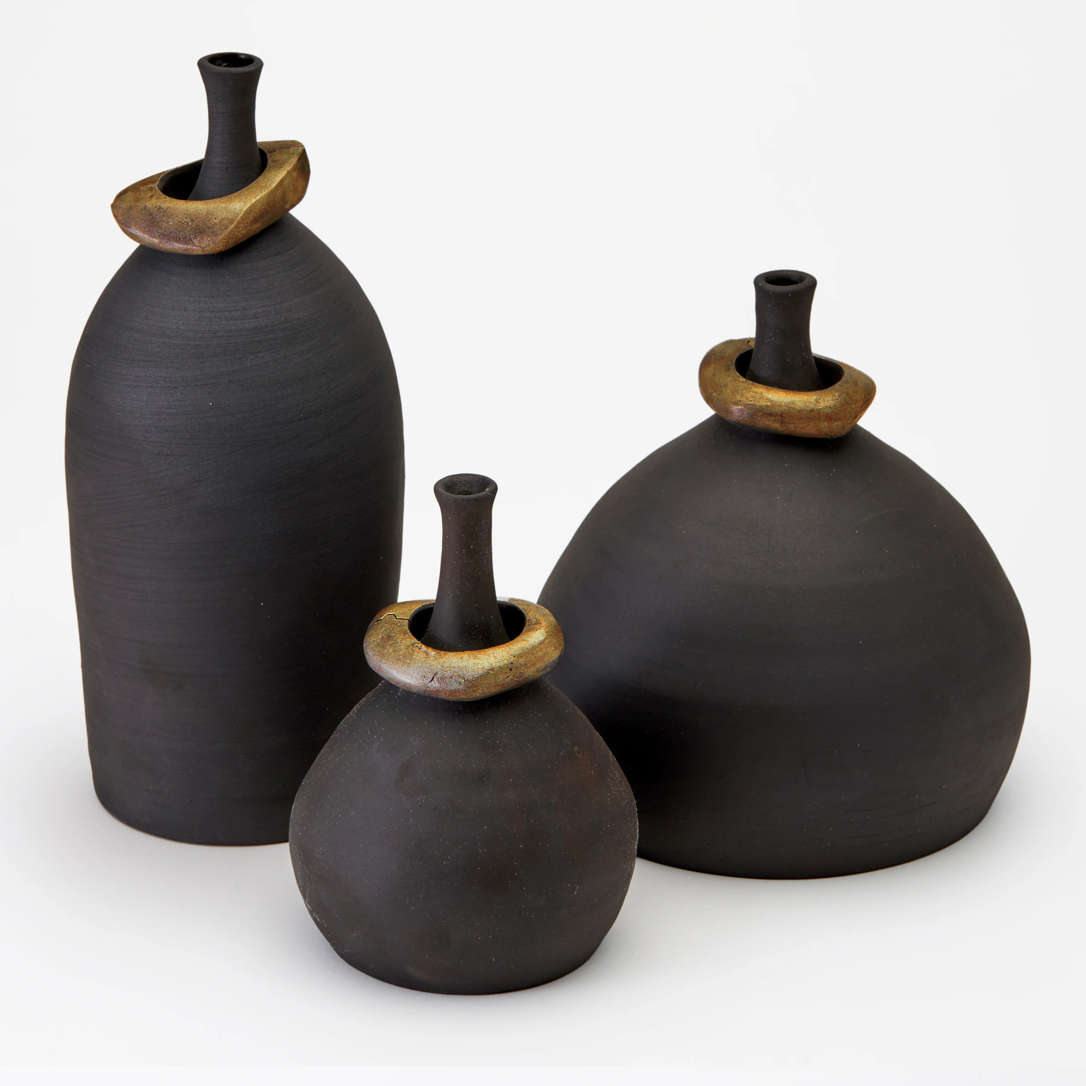 Mona Vessels with Brass Rings