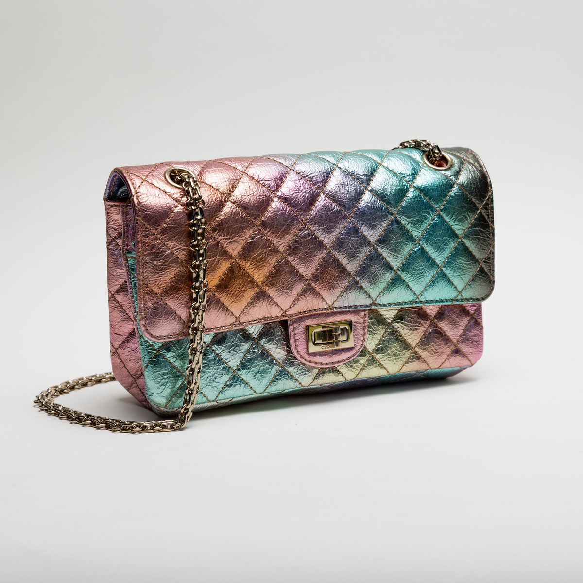 Chanel 2020 2.55 Multicolor Reissue Crossbody Bag