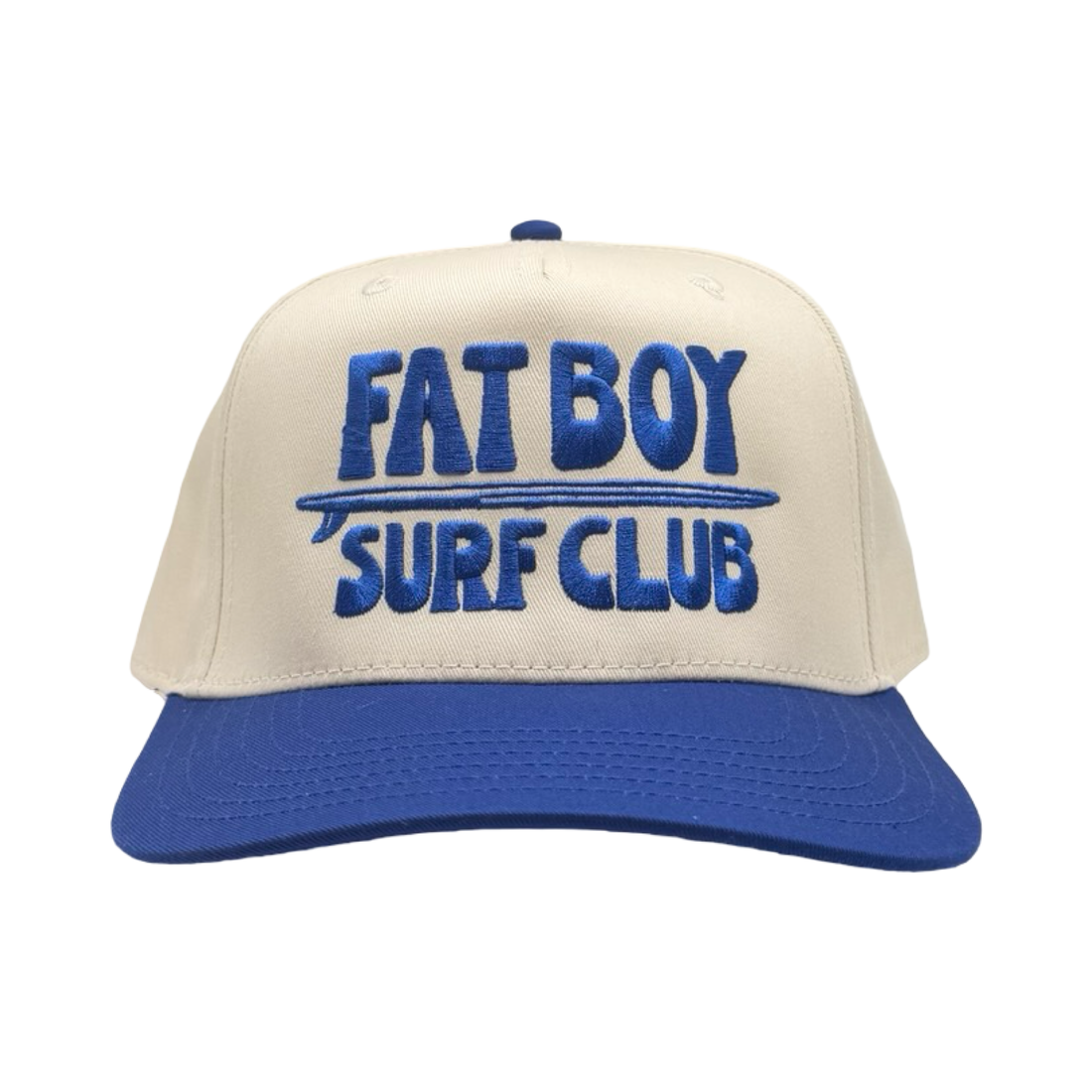 Apres Surf Embroidered Hat - Royal &amp; Natural