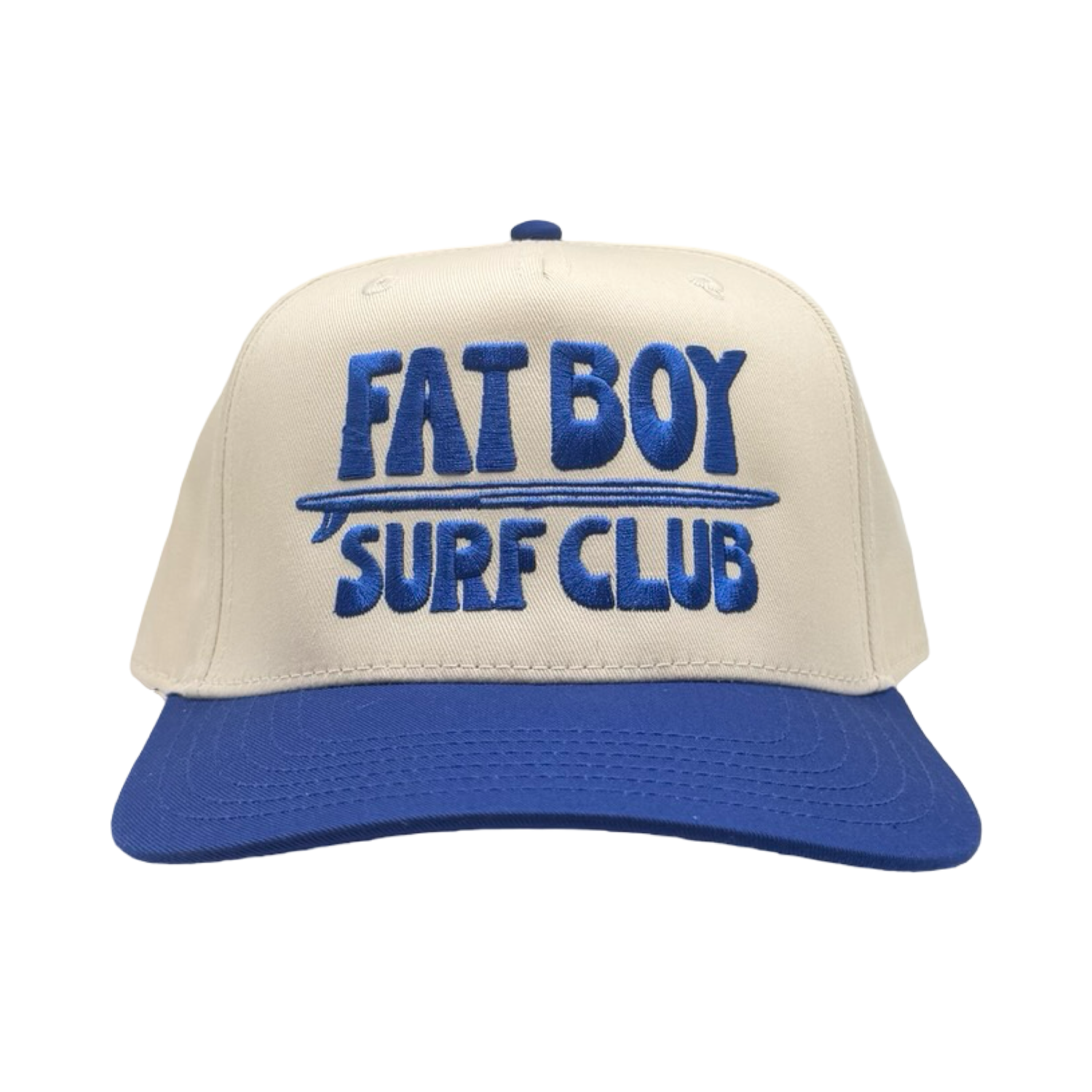 Apres Surf Embroidered Hat - Royal &amp; Natural