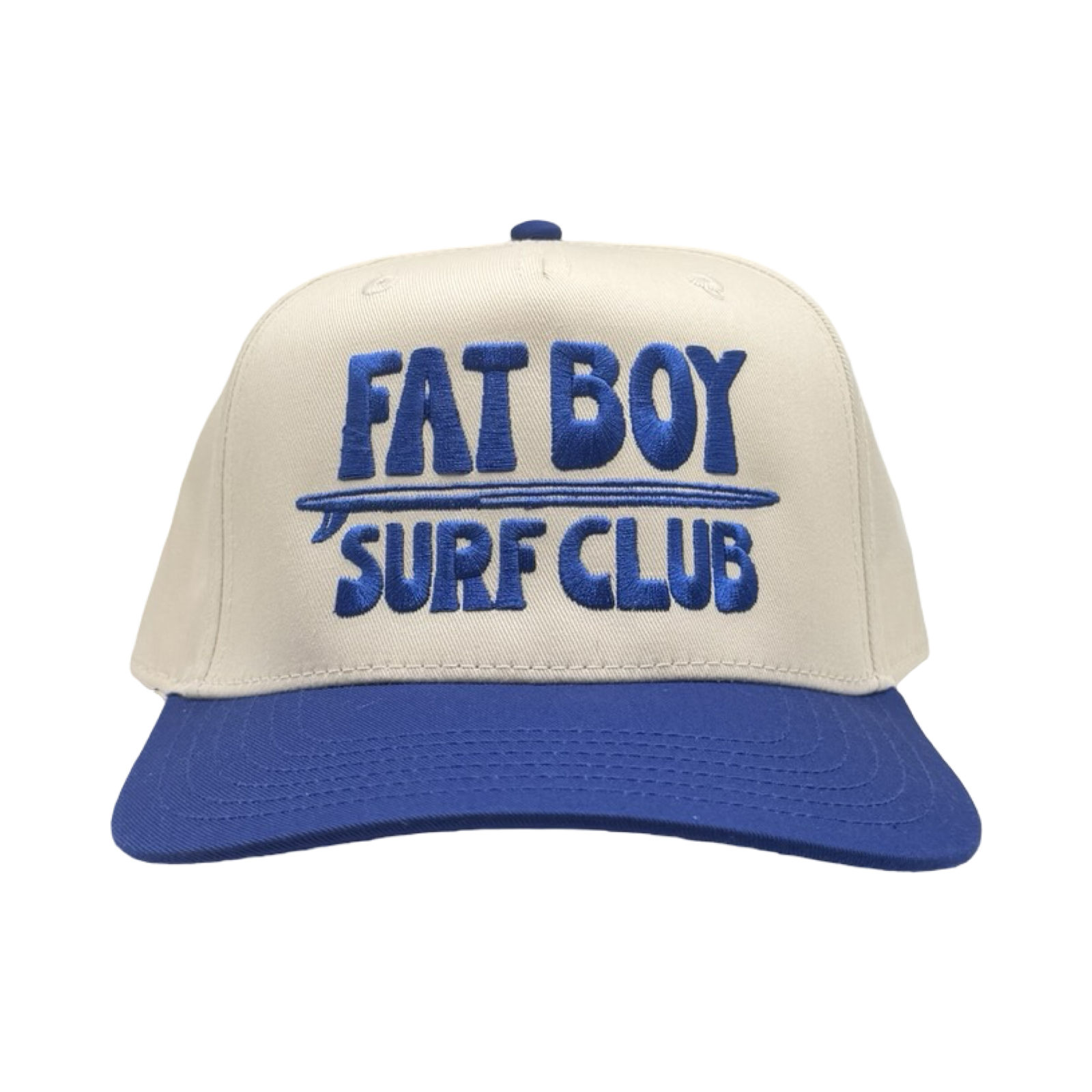 Apres Surf Embroidered Hat - Royal &amp; Natural