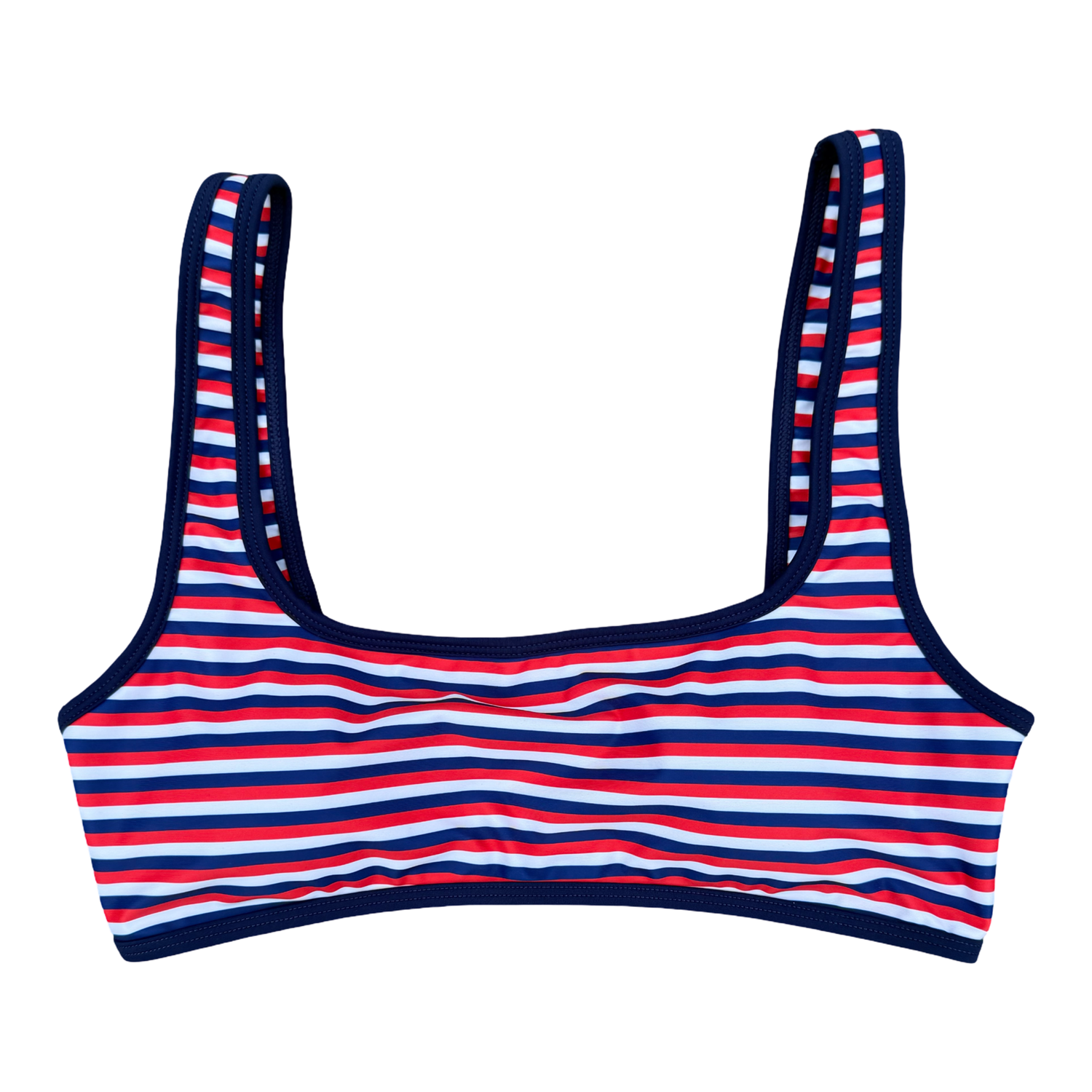 FBSC x Sweat2Swim Americana Stripe Bikini Top