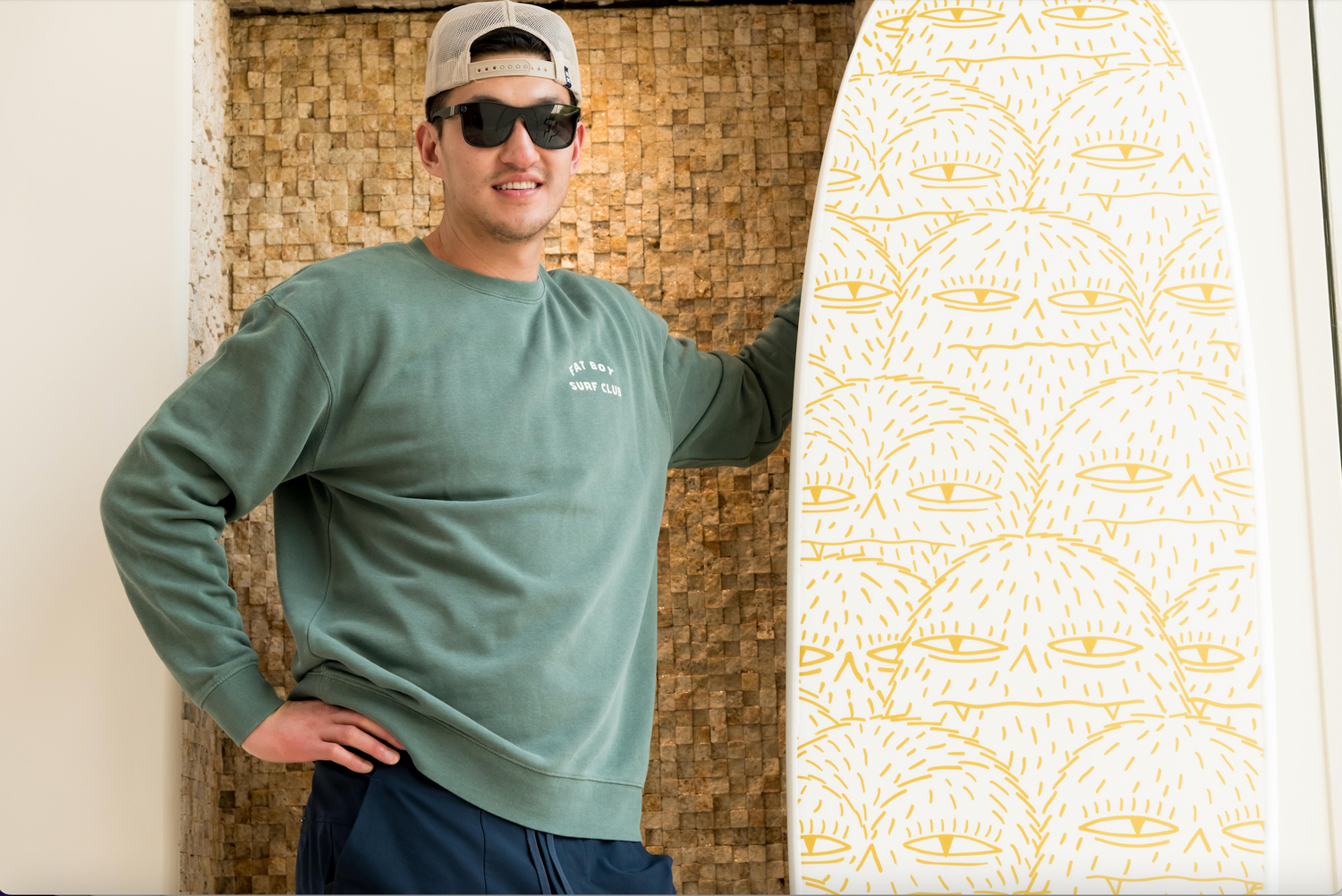 Duck Dive Crewneck Sweatshirt - Alpine Green