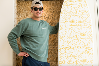 Duck Dive Crewneck Sweatshirt - Alpine Green