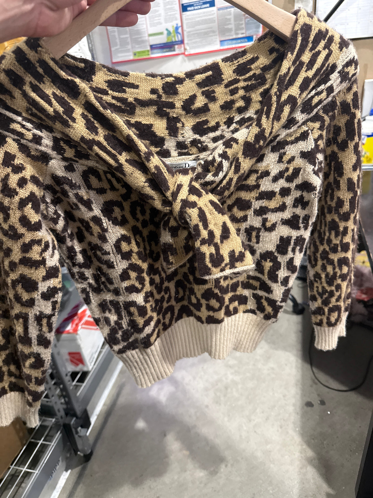 Christian Dior Cheetah Sweater