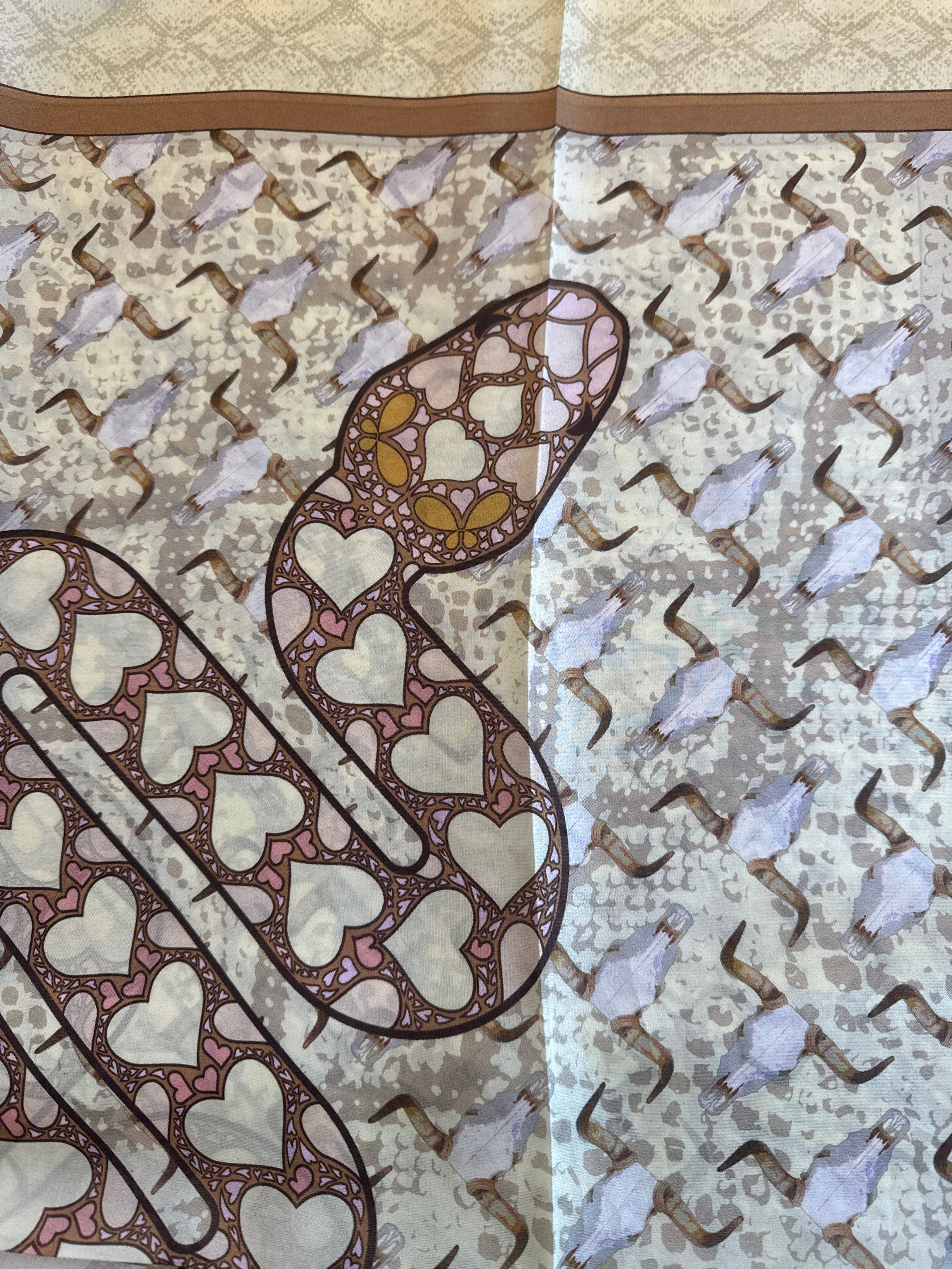Henelle Large Silk Scarf