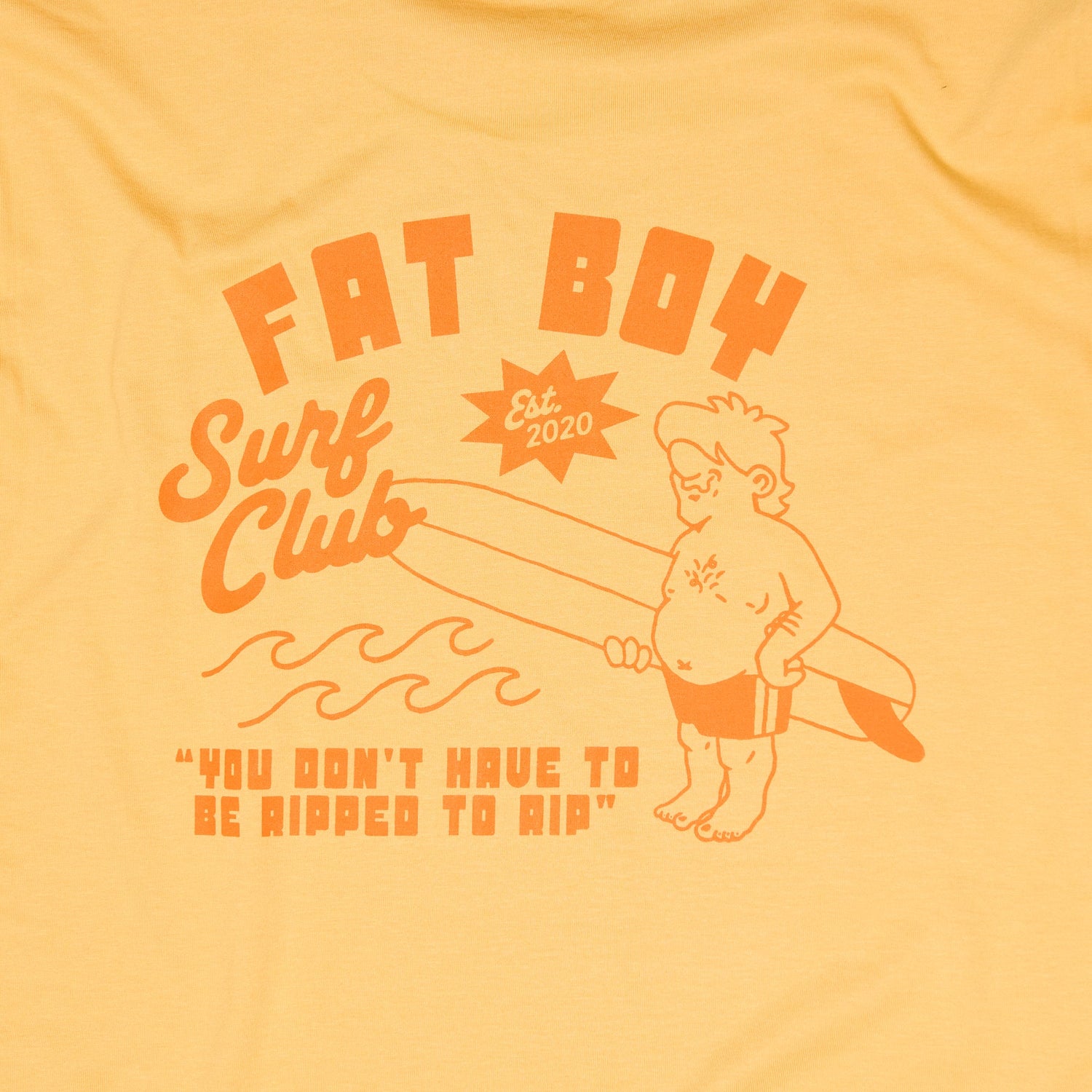 Ripped 2 Rip Tee - Mustard